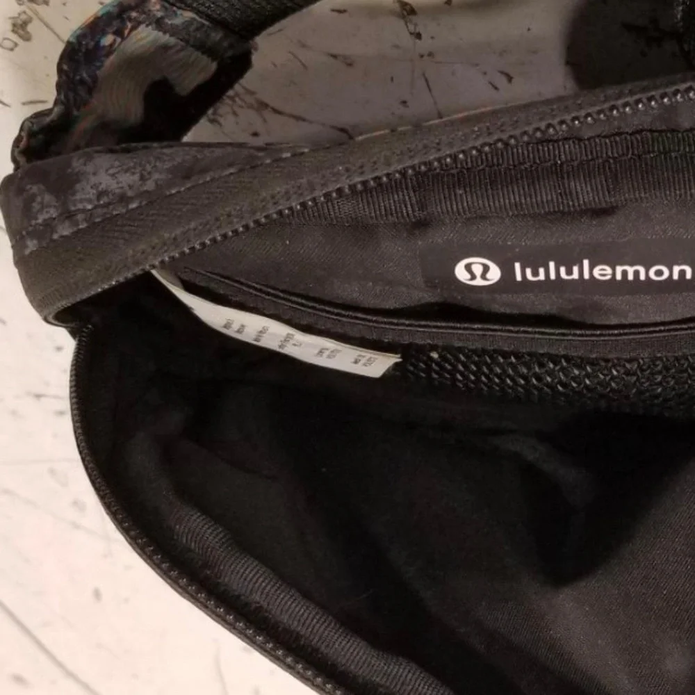 Lululemon Clean lines belt sling bag and mini psychedelic belt bag Black Travel